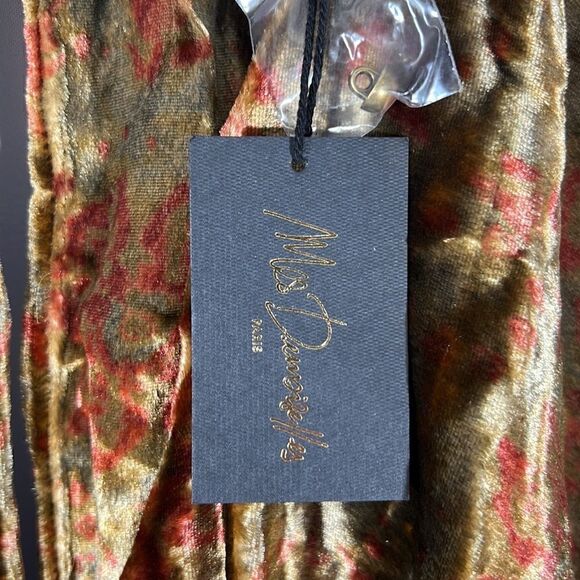 MES DEMOISELLES V-NECK SILK VELVET MINI DRESS NWT SIZE 12 - Picture 7 of 10